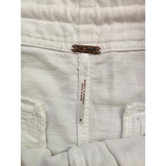 Free People Ecru White Front Split Maxi Skirt Soft Oversized - Picture 4 of 4